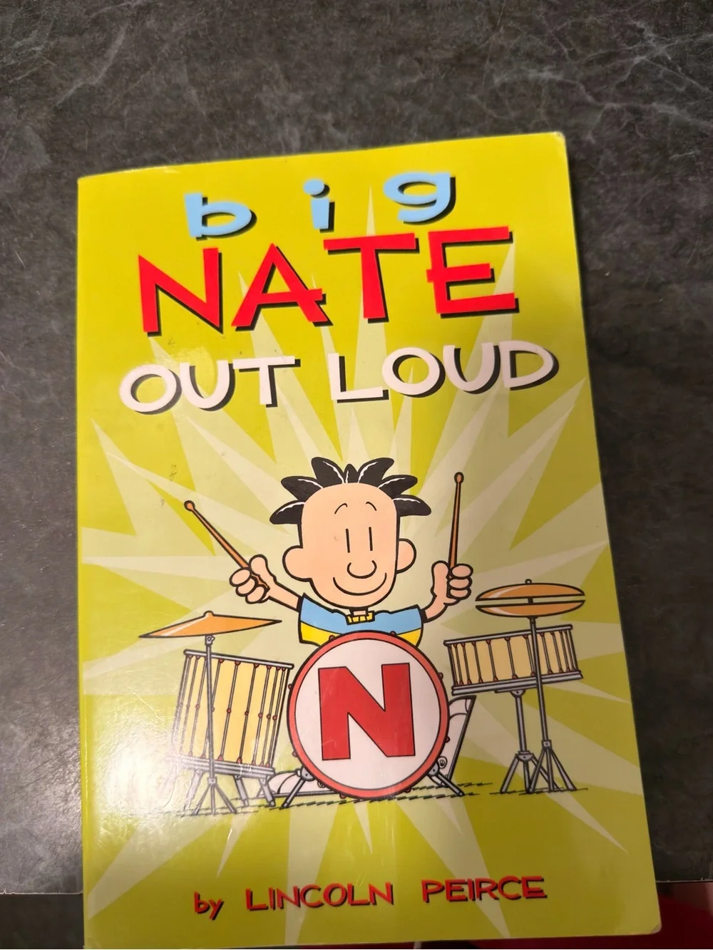 Big Nate Out Loud - Yellow Kids Book by